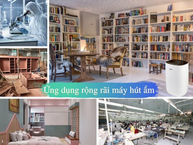 Ứng dụng của máy hút ẩm