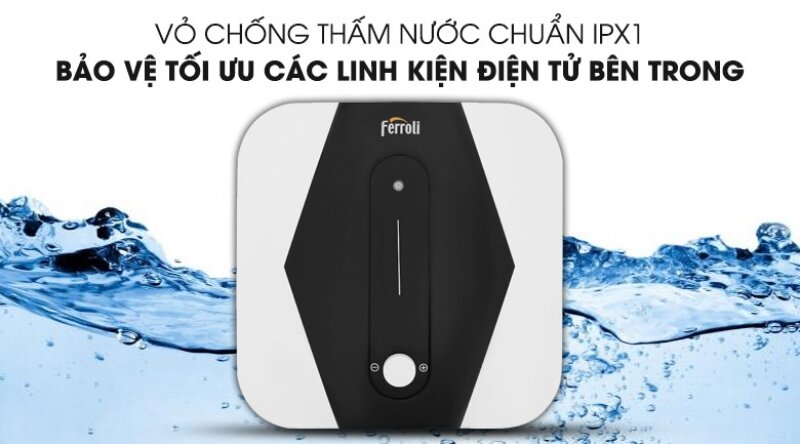 Bình nóng lạnh gián tiếp Ferroli Mido 20L SQ: Dung tích 20L, công suất 2500W cho gia đình nhỏ!