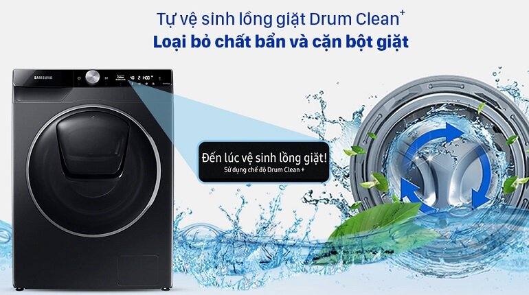 Chế độ tự vệ sinh lồng giặt của máy giặt Samsung