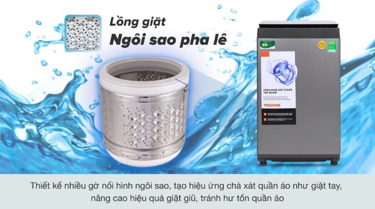 Máy giặt Toshiba lồng đứng 7 kg AW-L805AV