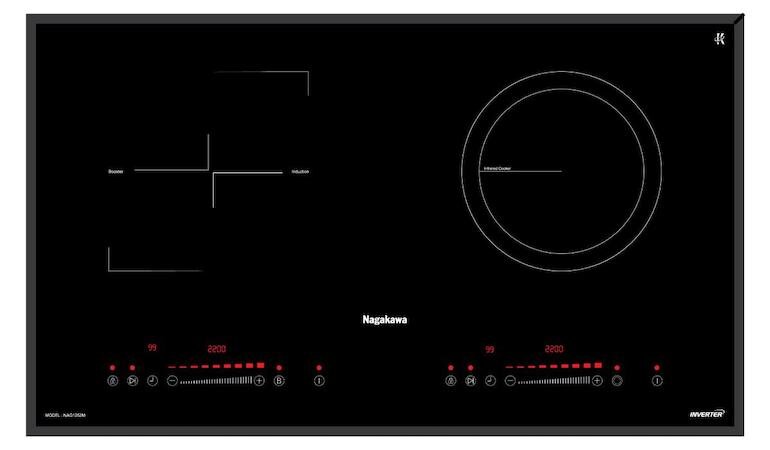 Bếp Nagakawa NAG1252M có phong cách hiện đại