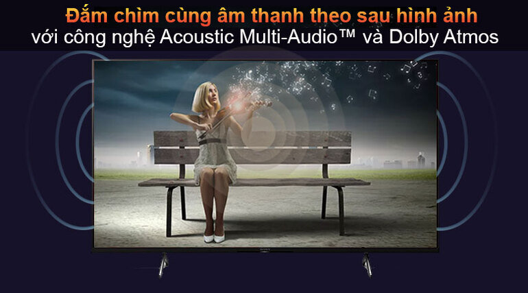 Âm thanh siêu mượt với công nghệ Acoustic Multi Audio và công nghệ Dolby Atmos