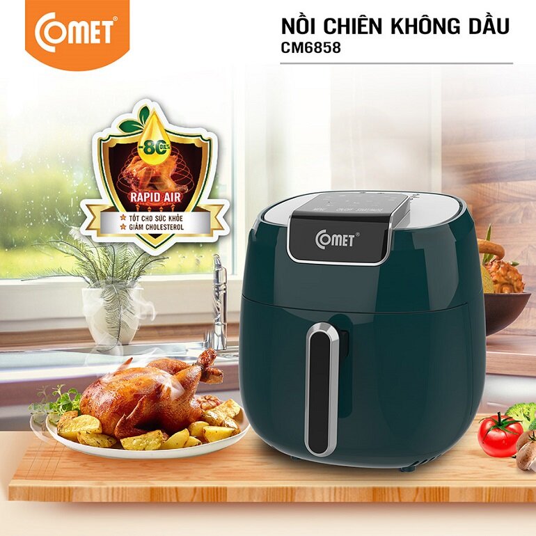 Nồi chiên không dầu Comet CM6858 4.2L