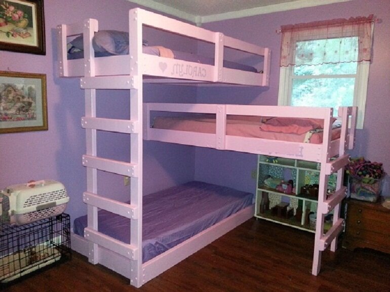 Giường 3 tầng trẻ em