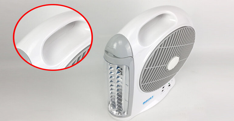 MTK-6298 có tích hợp các 2 chế độ AC/DC giúp người dùng có thể thay đổi linh hoạt công suất hoạt động quạt tích điện MTK-6298