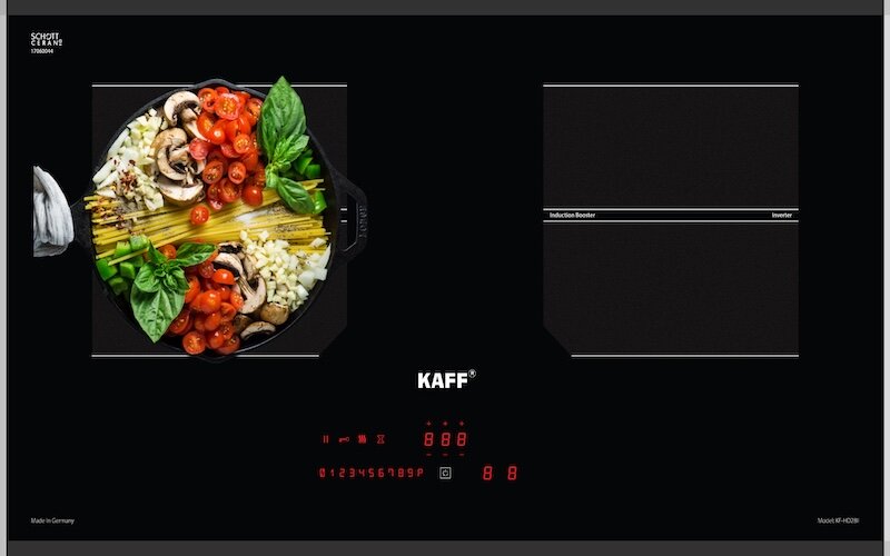 Bếp từ âm 2 vùng nấu Kaff KF-HD28II hiện đại, tiên tiến và an toàn