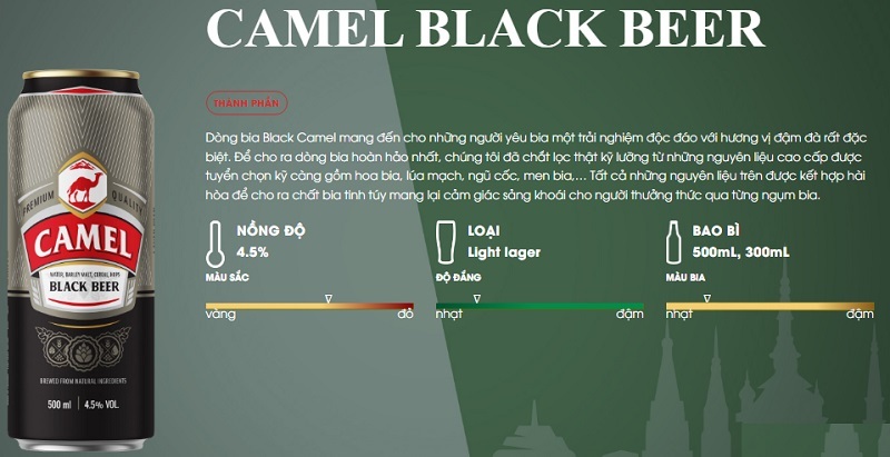 Đánh giá bia Camel có ngon không, sản xuất ở đâu, có mấy loại, giá bao nhiêu tiền?