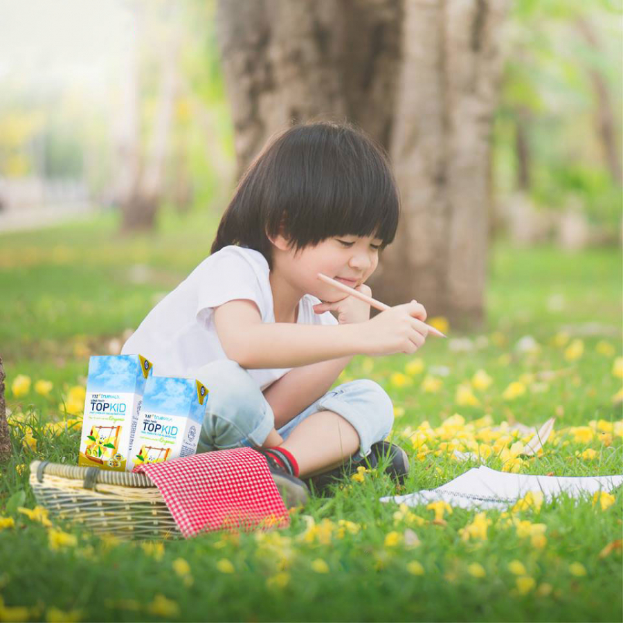 Topkid - sản phẩm mới dành riêng cho trẻ em của TH True Milk khẳng định chất lượng ưu việt và cam kết 100% Organic