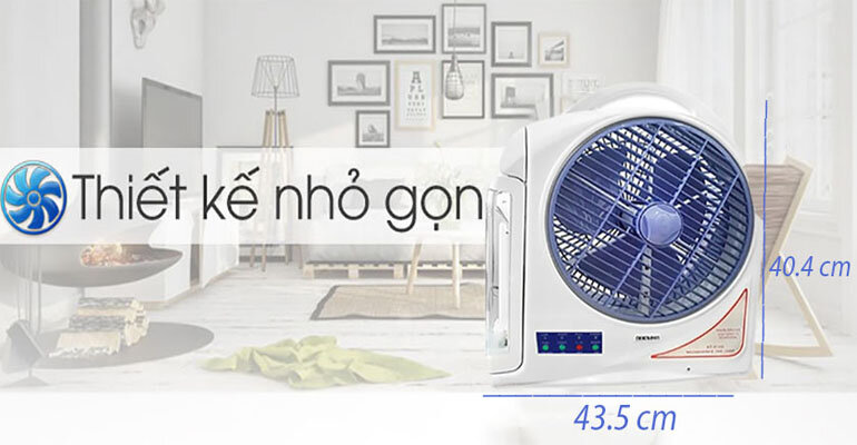 Quạt tích điện Kentom KT-9100 là sản phẩm được sản xuất tại Việt Nam quạt tích điện Kentom KT-9100