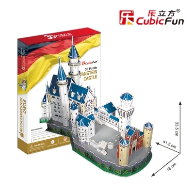 Bộ xếp hình 3D lâu đài Neuschwanstein Cubic Fun MC062H 