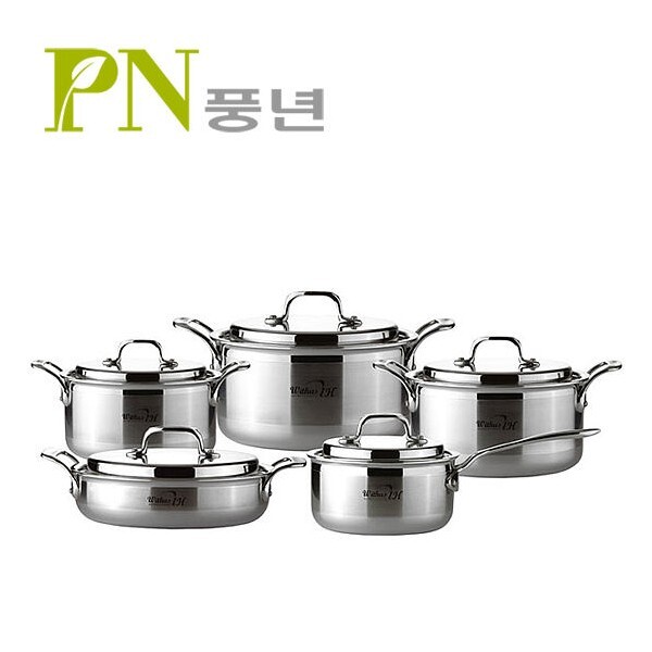 Bộ nồi Inox (dành cho bếp từ) PoongNyun WTPIHV 