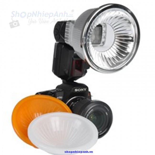 Bộ tản sáng 3 màu cho đèn flash cóc JYC Pop Up Flash Diffuser ...