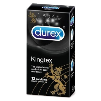 Bao cao su Durex Kingtex (12 bao) 