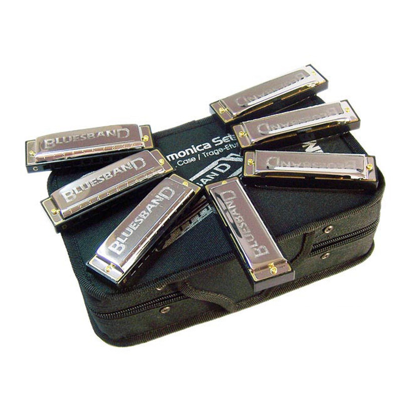 Bộ 7 chiếc kèn Harmonica Hohner Blues Bands M91105 