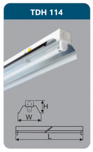 Đèn công nghiệp phản quang Duhal TDH114 