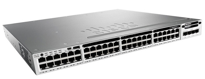 Switch Cisco Catalyst WS-C3850-48T-E - 48 ports 