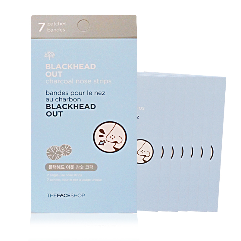 Miếng lột mụn mũi Blackhead Out Nose Strips The Face Shop 
