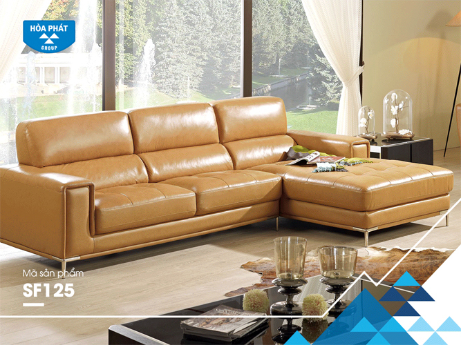 Sofa phòng khách đẹp Hòa Phát SF125A-DaloaiA 