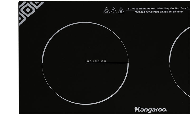 Bếp từ - điện từ đôi Kangaroo KG498N - 3000W 