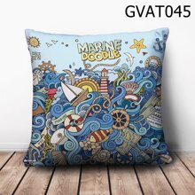 Gối vuông Marine Doodle - GVAT045