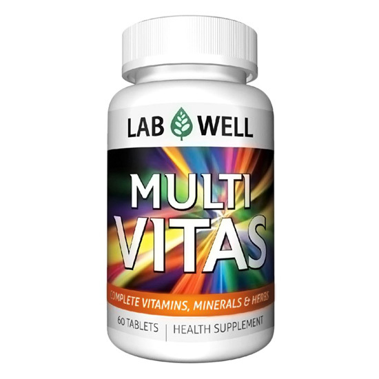 Thuốc cung cấp vitamin và khoáng chất Lab well Multi Vitas 60 viên ...