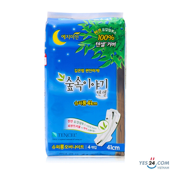 Băng vệ sinh ban đêm Yejimiin Tencel 01073NYMKR - 4 miếng 