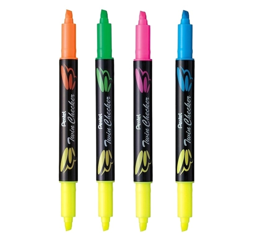 Bút nhớ dòng 2 đầu Pentel SLW8 