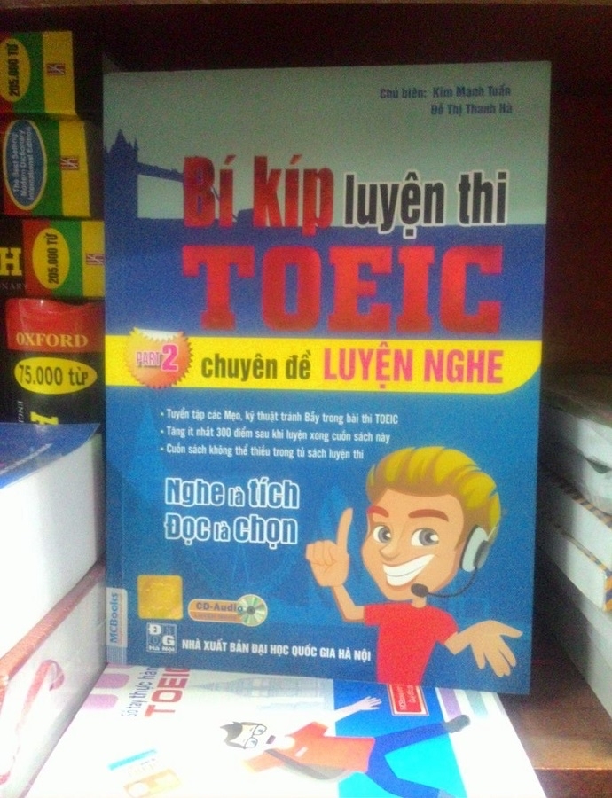 Bí Kíp Luyện Thi TOEIC Part 2 Tác giả Kim Mạnh Tuấn 
