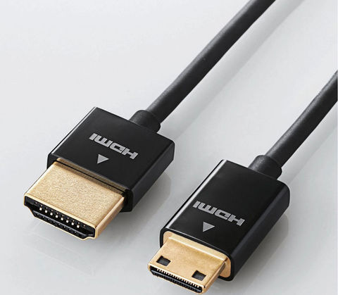 Cáp HDMI mini Elecom DH-HD14SSM10BK (1m) 