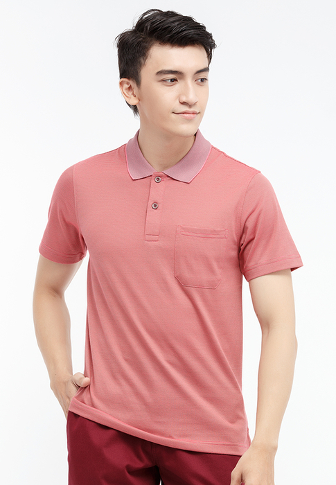 Áo polo Novelty Classic fit hồng NATMSNNT3C170131N 