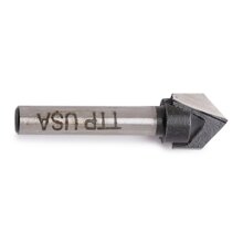 Mũi phay Alu mặt vát chữ V TTPusa 223-001004-SD 6.35 x 12.5 mm