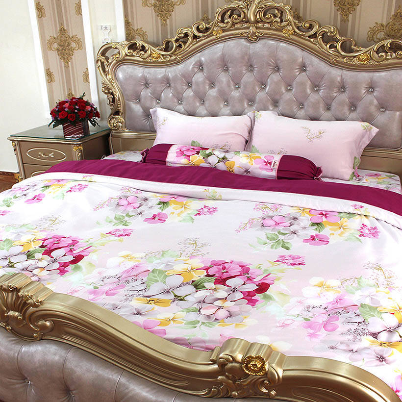 Bộ vỏ chăn drap lụa tencel tơ tằm Julia J8 860BM18 180 x 200 x 28 cm ...
