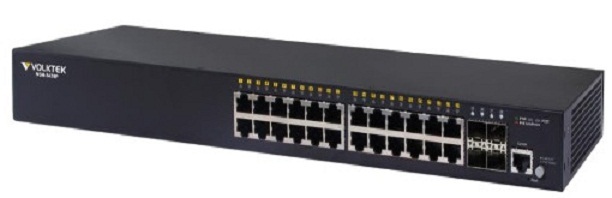 Switch VolkTek NSH-3428P 24 Port PoE GIGABIT + 4 SFP Uplink L2 