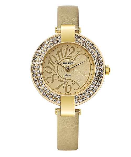 Đồng hồ nữ Julius Hàn Quốc-Vàng-JU1033 