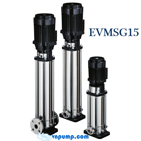 Máy bơm ly tâm trục đứng nhiều tầng cánh Ebara EVMSG15 1F5/1.1 1.5HP ...