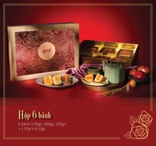 Bánh trung thu Givral Combo Trăng yêu Thương 1 - Hộp 6 bánh 150g