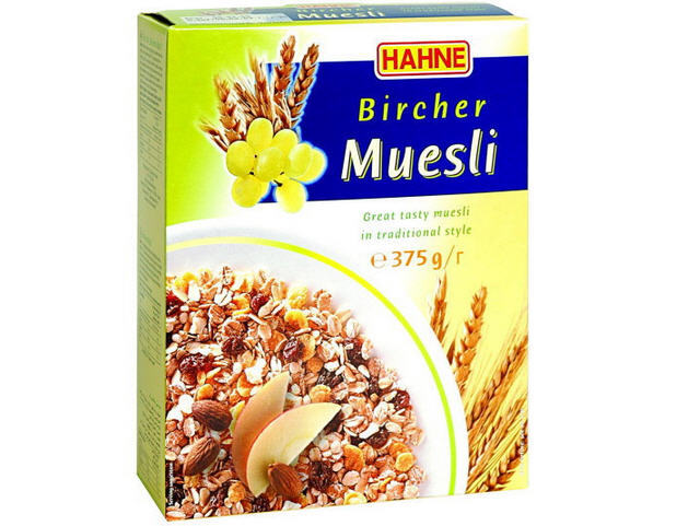 Ngũ cốc Muesli fruil hiệu Hahne 375g 