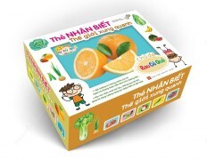 Thẻ Nhận Biết Thế Giới Xung Quanh - Rau Củ Quả 