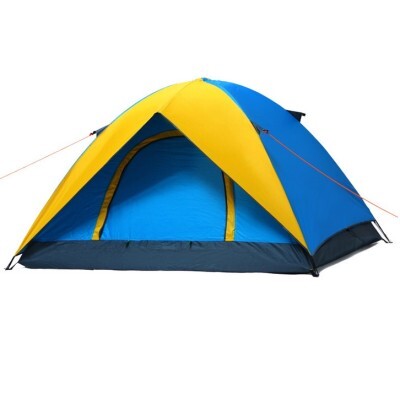 Lều cắm trại Sportmax SP4950 - màu xanh phối vàng/cam 