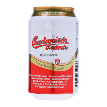 Bia Budweiser Budvar Tiệp lon 330ml
