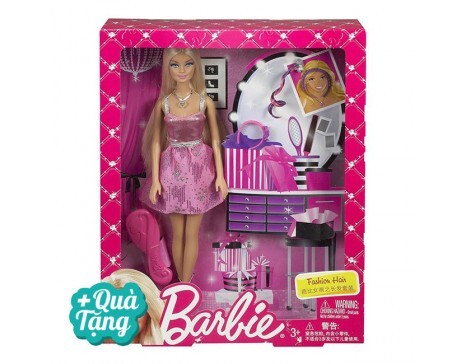 Búp bê Thời trang tóc Barbie BCF84 