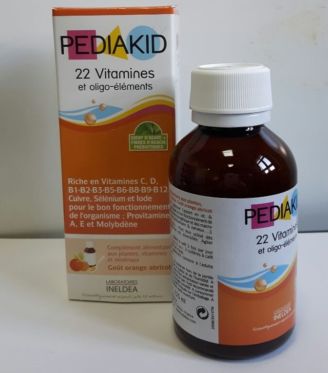 Siro bổ sung vitamin Pediakid 22 Vitamines Et Oligo 