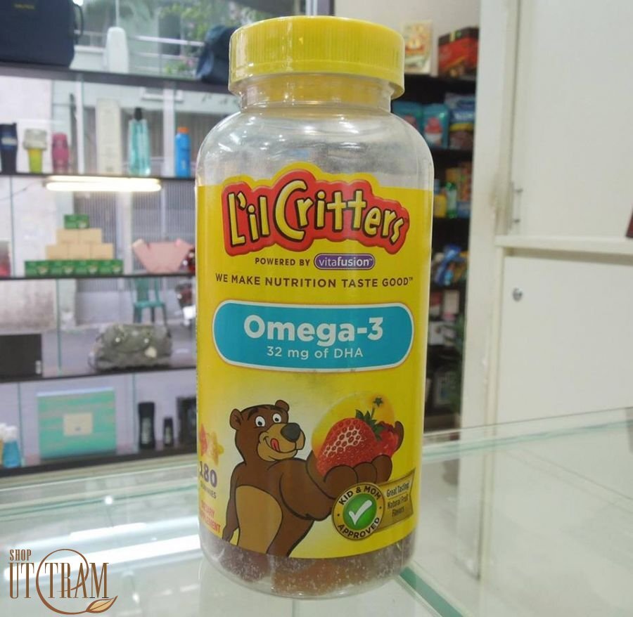 Kẹo dẻo L’il Critters Omega 3 DHA - 180 viên 