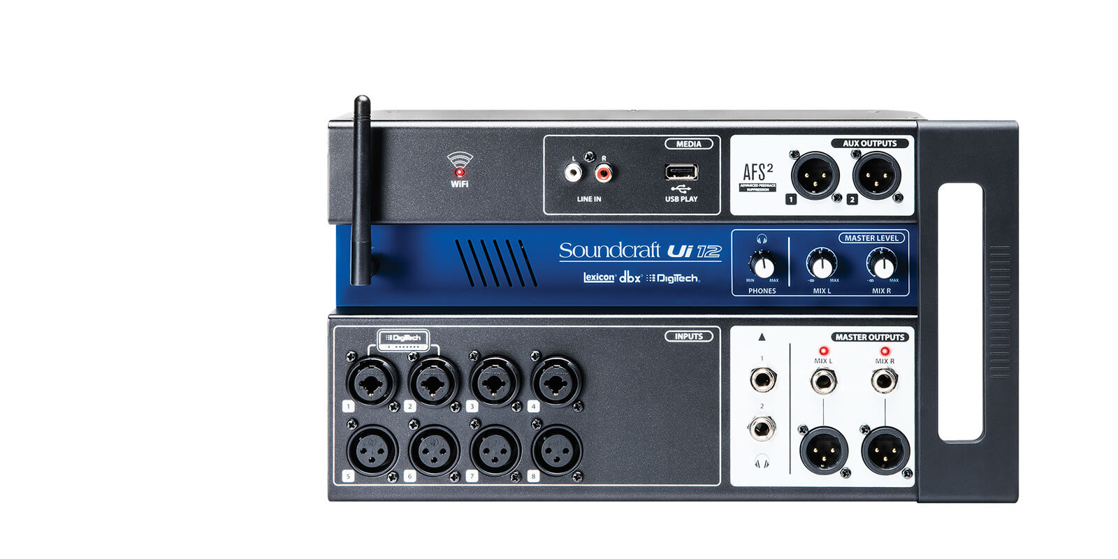 Bộ trộn kỹ thuật số Soundcraft Ui12 - 12 kênh 