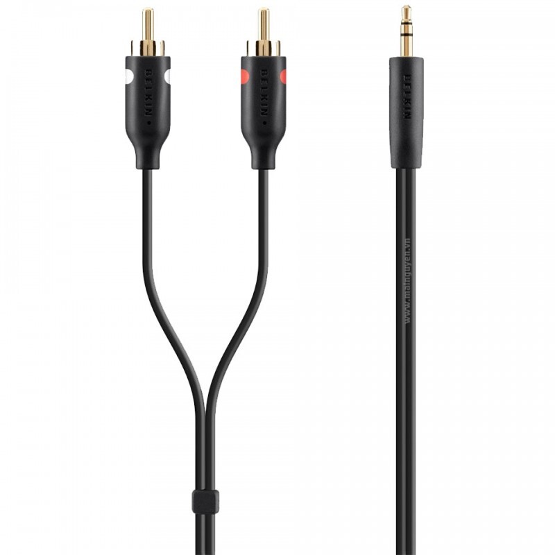 Cáp 3.5mm to RCA Belkin F3Y116bt2M (2m) 