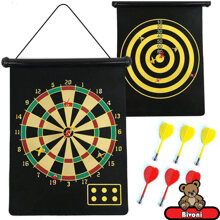 Bảng Phi Tiêu Nam Châm 2 Mặt 15" Bộ 6 Phi Tiêu NC15