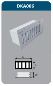 Đèn led âm tường Duhal 5w DKA006 