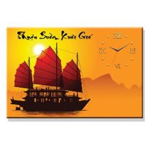 Đồng hồ tranh thuận buồm xuôi gió Dyvina 1T4060-4