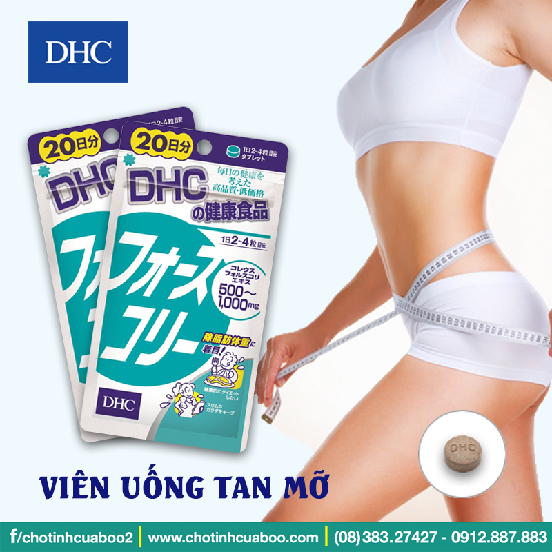 Viên uống tan mỡ DHC Lean Body Mass 