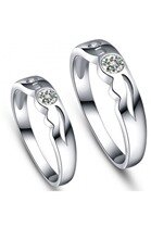Nhẫn đôi Bạc Hiểu Minh NC160 mèo yêu